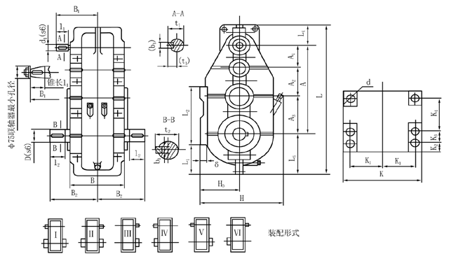 ZSC減速機裝配圖